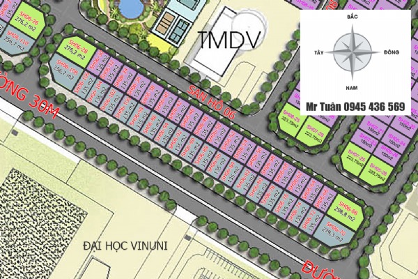 BIỆT THỰ SAN HÔ SH6.34 (SONG LẬP 135m)