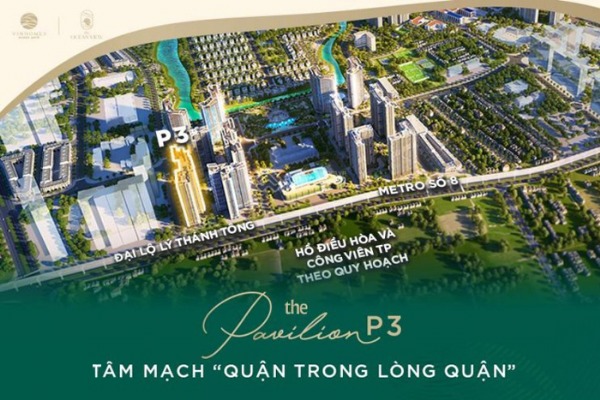 Shop chấn đế P301-S19 Tòa P3 Khu căn hộ: The Pavilion