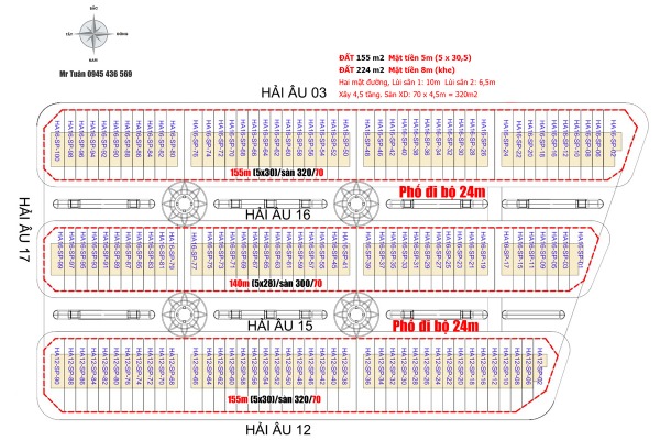 TMDV HẢI ÂU HA12-SP-76 (PHỐ ĐI BỘ, 2 MẶT ĐƯỜNG)