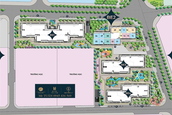 BE4-01S05 TÒA BE4 | LAYOUT SHOP KHỐI ĐẾ BEVERLY - OCEAN PARK