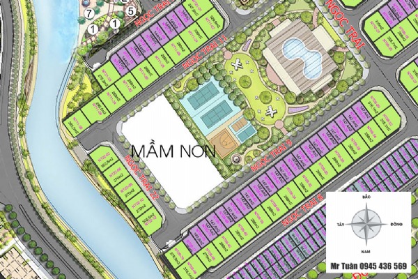 NGỌC TRAI 9-51 (ĐẤT 147,4m) SONG LẬP, TÂY BẮC, VIEW CÔNG VIÊN