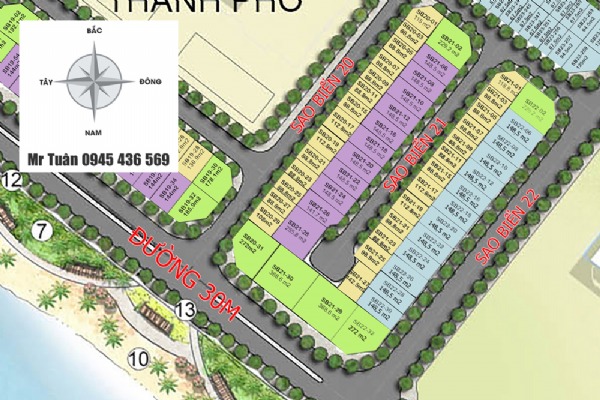 BIỆT THỰ SAO BIỂN 21-08 (Đông Nam 148,5m)
