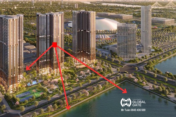 CĂN GÓC 02 TÒA M2 (72m2 / 2 NGỦ / BC: TÂY BẮC -ĐÔNG BẮC, VIEW CÔNG VIÊN)