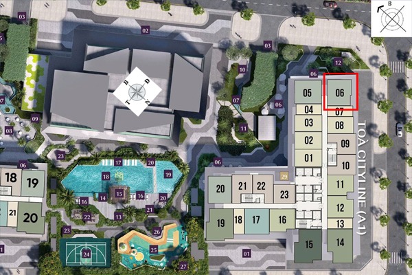 CĂN GÓC 06 TÒA CITYLINE (1 NGỦ + 1 ĐA NĂNG)  LUMIÈRE Prime Hills CỔ LOA