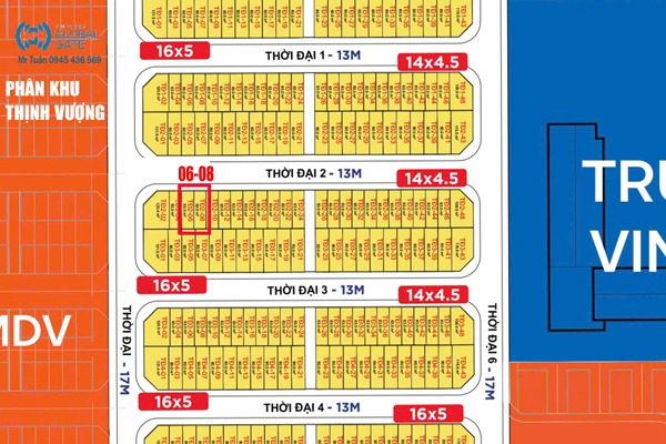 CẶP LIỀN KỀ 126 m2 / MẶT TIỀN 9m | THỜI ĐẠI 2-08