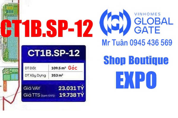 CT1B.SP-12 Shop góc EXPO Boutique (ĐỐI DIỆN TRIỂN LÃM)