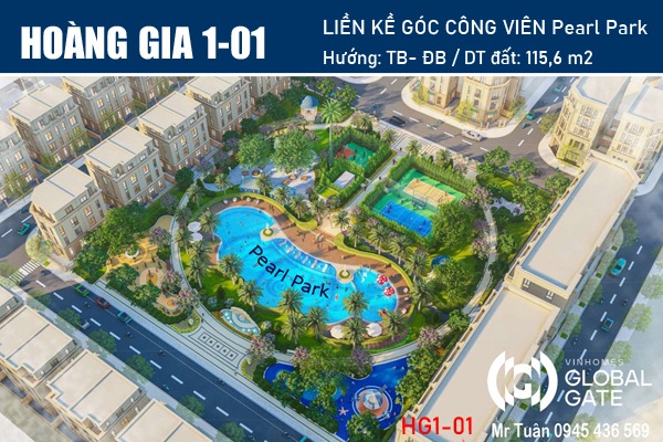 HOÀNG GIA 1-01 | NHÀ PHỐ, CĂN GÓC, VIEW CÔNG VIÊN