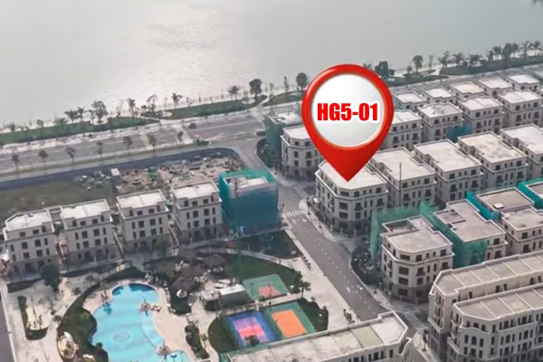 HOÀNG GIA 5-01  | TỨ LẬP GÓC, ĐỐI DIỆN CÔNG VIÊN Pearl Park, Phân khu Tinh Hoa