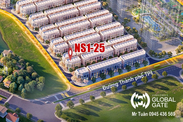 NGÔI SAO 1-25 NHÀ PHỐ CĂN GÓC - PHÂN KHU THỊNH VƯỢNG