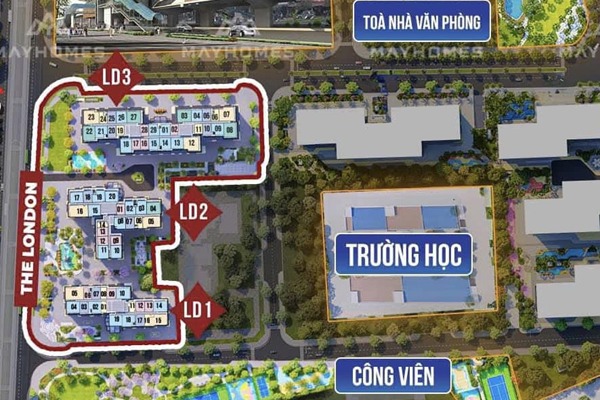 SHOP CHÂN ĐẾ TÒA LD3-S22 OCEAN PARK