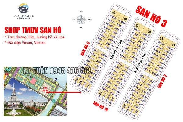 SH2A-SP,2B-11 SHOP TMDV SAN HÔ