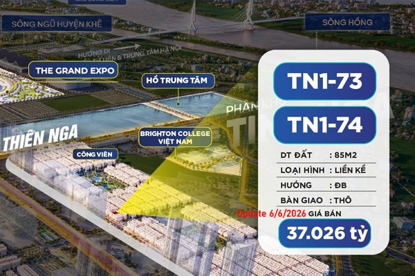 SHOPHOUSE GẦN TRUNG TÂM TRIỂM LÃM CỔ LOA - VINHOMES GLOBAL GATE