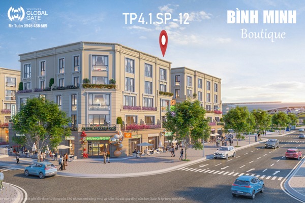 TP4.1.SP-12 Shop Boutique BÌNH MINH (ĐƯỜNG THÀNH PHỐ, CÓ HẦM)