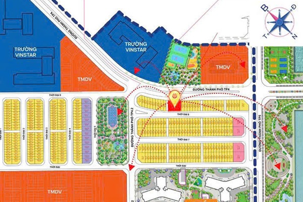 TP4-24 SHOPHOUSE 2 MẶT ĐƯỜNG, VINHOMES GLOBAL GATE