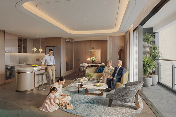 TTS 138 tr/m2 Căn góc 3PN tầng thấp view hồ, dành cho gia đình đa thế hệ tại LUMIÈRE Essence Peak