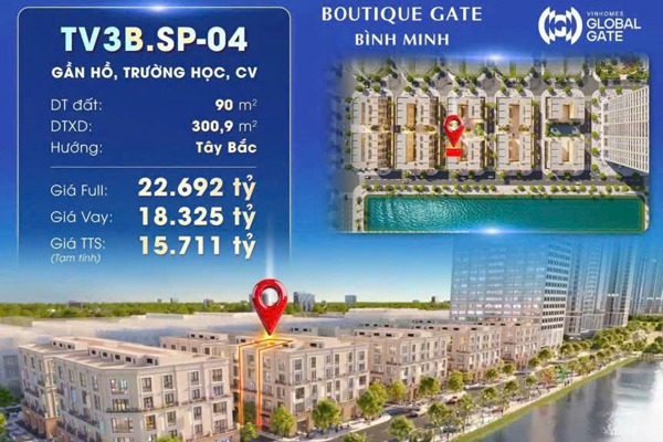 TV3B.SP-04 Shop Boutique BÌNH MINH | PHÂN KHU THỊNH VƯỢNG