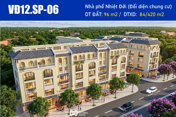 VĐ12.SP-06 PHỐ NHIỆT ĐỚI - Shop Boutique đối diện chung cư