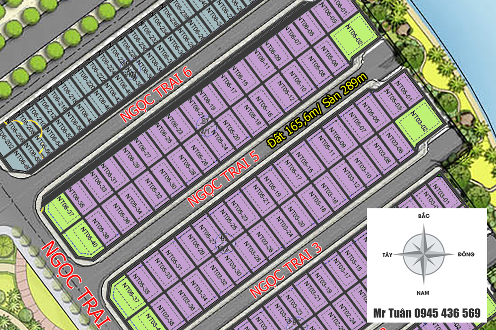 BIỆT THỰ NGỌC TRAI 5-30 (165,6m)